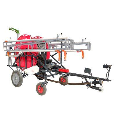 Hose Reel Irrigation Machine Moving Rain Gun Farm Traveling Winch Sprinkler Irrigation PE Pipe Irrigator Travelling Sprinkler Irrigation photo-2