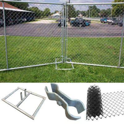 Chain Link Temporary Fence for Warehouse Security With 2.0m Panel Length photo-3