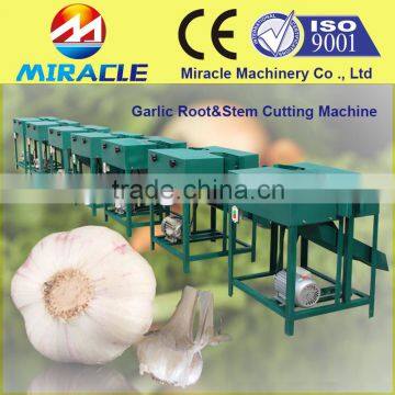 Smaller type garlic harvester and garlic root cutter machine for garlic planting farm