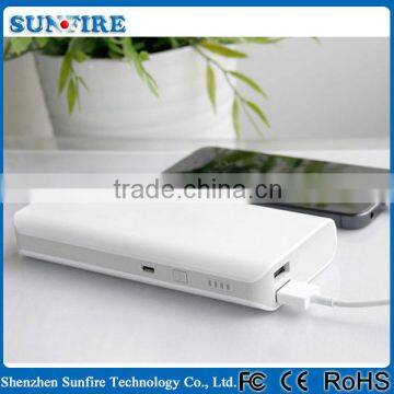 USB portable universal 15000 mah power bank for iPhone 6s / 6s Plus/ iPad Mini 4 / iPad Pro / Android Devices