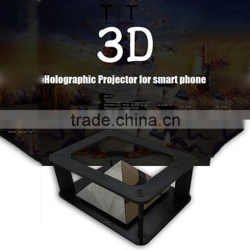 DIY 3D holographic projector 3D holographic showcase for smartphone 3.5-6 inches