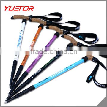 T handle four sections adjustable Internal lock with Antishock aluminum 7075 trekking pole                        
                                                                                Supplier's Choice