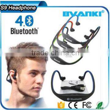 Bulk items New Sports Noise Cancelling Neckband Headphones Music Bluetooth Hbulk itemseadphone Stereo Wireless Headphone for PC