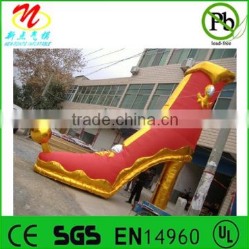 Giant inflatable advertising boot