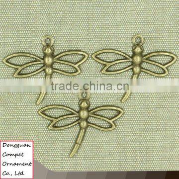 Wholesale Diy Accessories Zinc Alloy Hollow Out Dragonfly Pendant photo-3