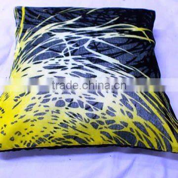 Velvet cushion cover, digital print, custom design