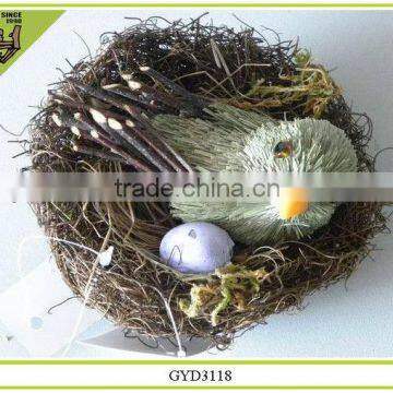 2015 natural material decorative hen