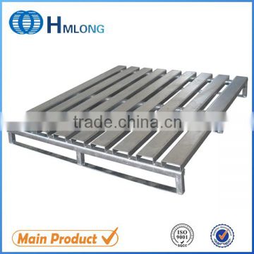 Euro powder coating Heavy duty stackable galvanized steel pallets rack for sale