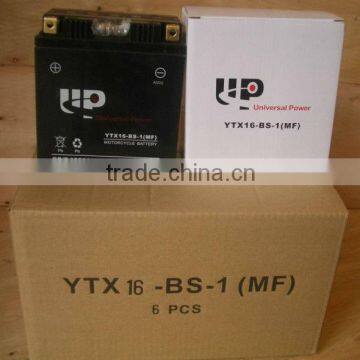 12v 14ah ytx16-bs motorcycle battery