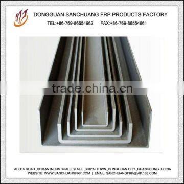 Low Water Absorption Pultruded Fiberglass FRP C Channel