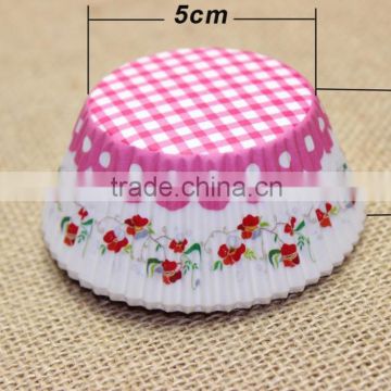 Customized 3.2cm * 5cm Birthday Wedding Party Favor Paper Cup for Cupcake Decoration