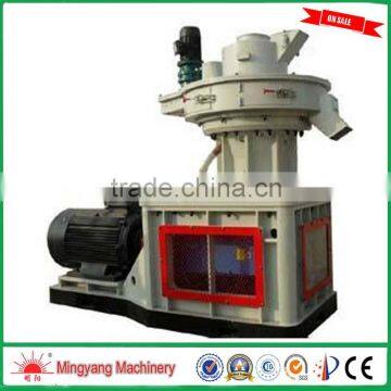 Ce approved vertical ring die 55kw electrical pellet machine mill with double layer