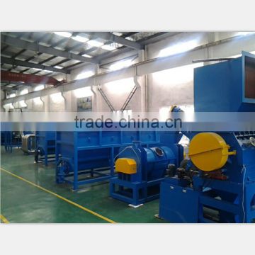 waste plastic PET bottle recycling crushing and washing machine price