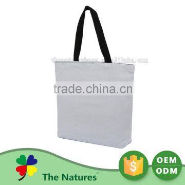 Lowest Price Customized Logo Printed Trendy Advertising Cotton Colorful Canvas Bag White