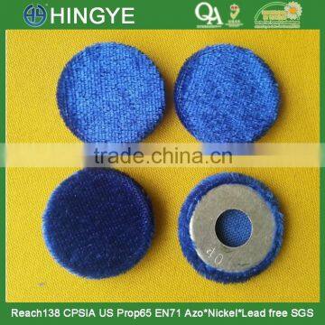 Velvet Fabric Self Covered Button For Women --- F1514