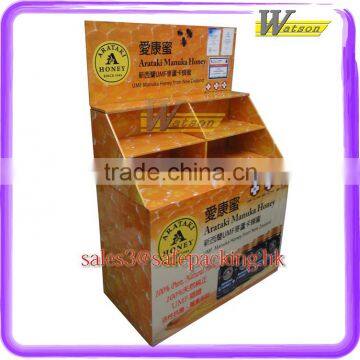 Sales Cardboard pallet display for nourishment