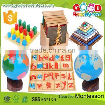 High Quality Children Early Learning Toys Montessori Teaching Aids Wooden Material Educational Set Montessori for Kids