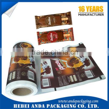 Flexible plastic roll film packaging popsicle /plastic frozen food packaging bag/ ice candy plastic wrapper                        
                                                                                Supplier's Choice