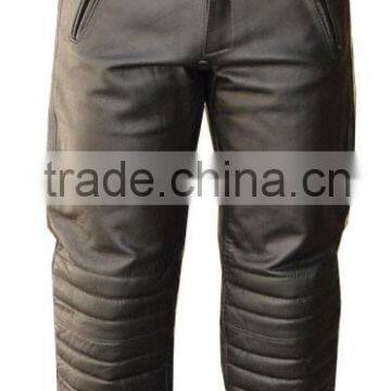 Pilot Style Motorcycle Leather Pants