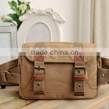 2016 Alibaba express china canvas waist bag wear canvas waist fashionable waist bag