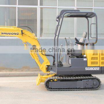 2.0ton mini excavator/crawler mini digger/mini digger/mini building machinery/mini hydraulic crawler excavator/2.2ton excavator