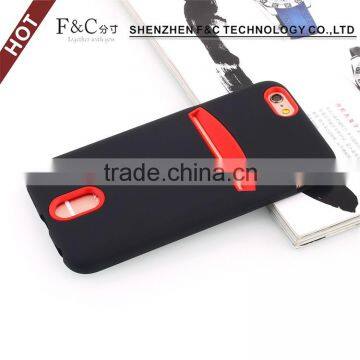 Fast selling Non-slip shockproof 1.5m drop test TPU back cover power case for iphone 6 with card slot                        
                                                                                Supplier's Choice