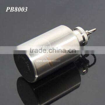 1oz Stainless Steel Portable Round Flagon Kettle Oilcan Keychain 28ML Metal Travel Wine Pot Mini Hip Alcohol photo-5