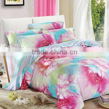 High quality best selling classic plain silk bedding set