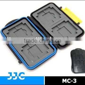 JJC Memory Card Holder Case MC-3 (Yellow)