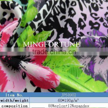 Swimwear/Bikini nylon spandex fabric / nylon lycra fabric / lycra spandex fabric