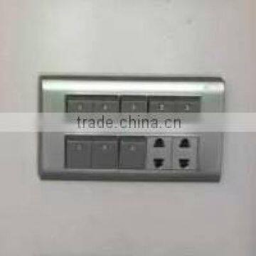 Middle East Switch S0913 8gang adn double 4sockets wall switch