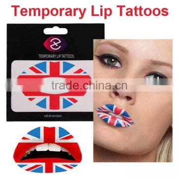 make up lip tattoo stickers