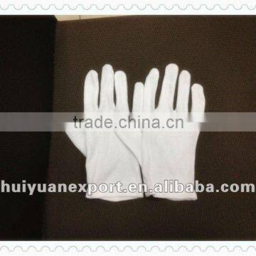 white cotton glove/ working glove/ safety glove