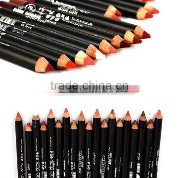2016 Hot Sale Multicolor Waterproof Functional Lip Liner Pencil Eyebrow Eye Lip Makeup Colorful Cosmetic Lipliner Pen photo-4