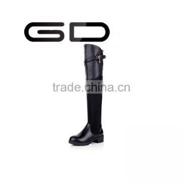 GDSHOE women sexy flat sole long boots