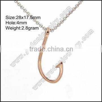 wholesale rose gold anchor charm pendants