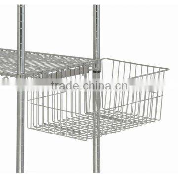 Chrome Wire Shelving Utility Basket