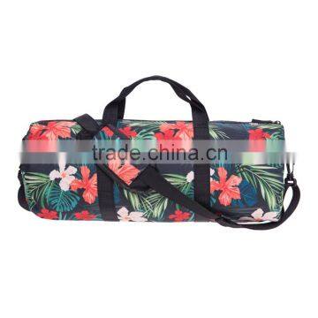 3D FLOWER TROPICAL RED printing gym bags sports bags duffel bags