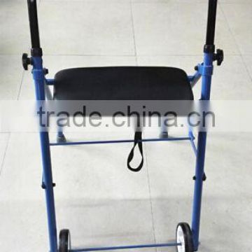 Steel disabled two wheeled walker