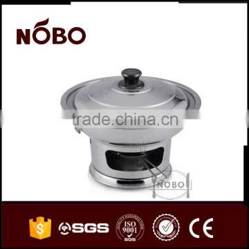 round stainless steel chafing dish buffet