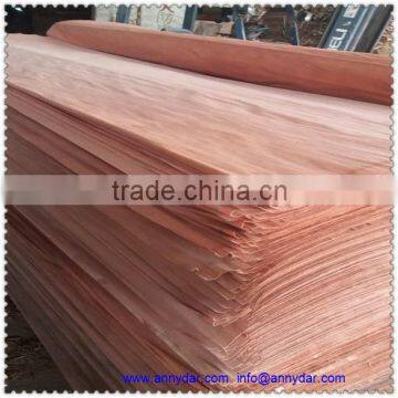 0.5mm veneer red hardwood burckella veneer