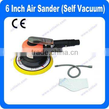 6 Inch Air Random Orbital Sander (Self Generated Vacuum)