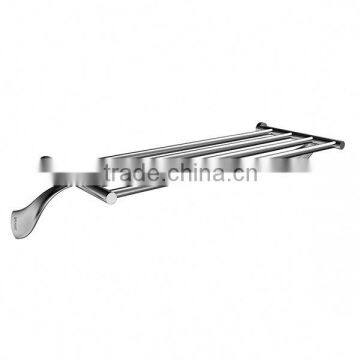 Durable Brass body double bar towel rail for Apartment Decoration
