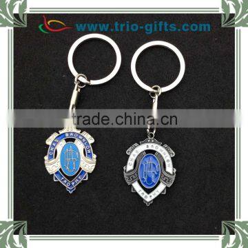 Promotional Shield Zinc Alloy Keychain