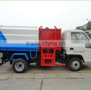 Foton 4x2 self-loading and discharge garbage truck