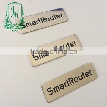 stainless steel logo plate metal nameplate with custom design