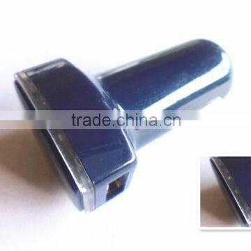 Portable and universal LEDcar charger with dual usb port
