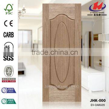 JHK-000 Good Quality Economic Engineered OAK-609 Moulded HDF MDF Veneer Door Sheet Manufacture