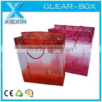 printing Recycle plastic PP shopping handle bag