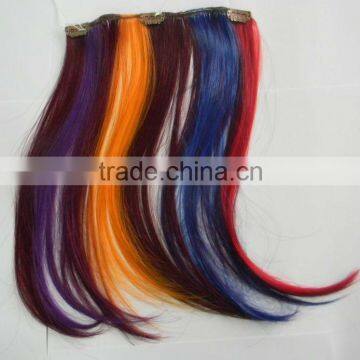 hot sell bright color hair extension